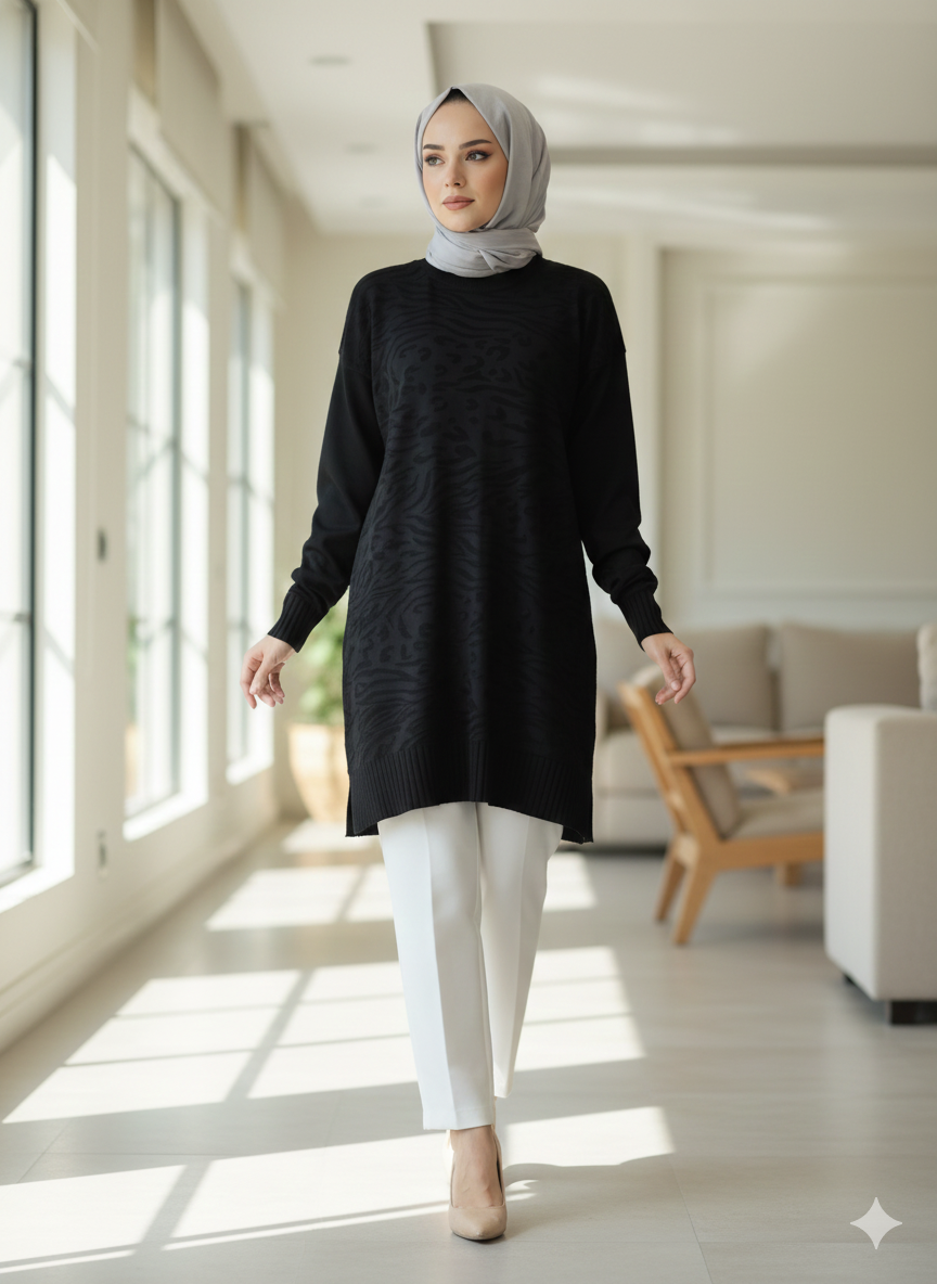 Novalüks Soğuk İp Tunik 3274