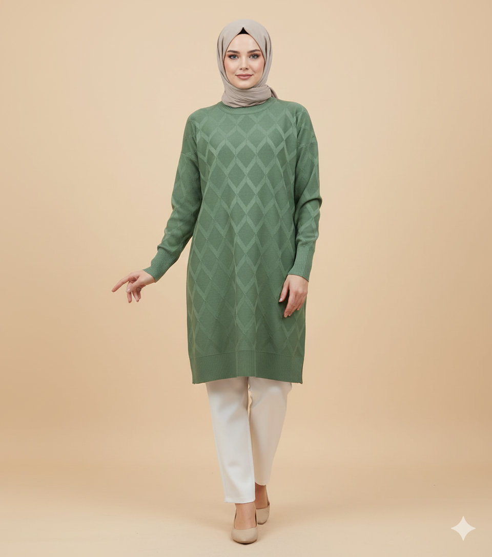 Novalüks Soğuk İp Tunik 3288