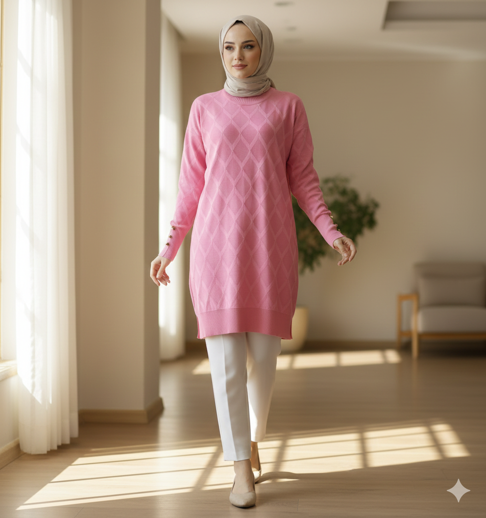 Novalüks Soğuk İp Tunik 3288