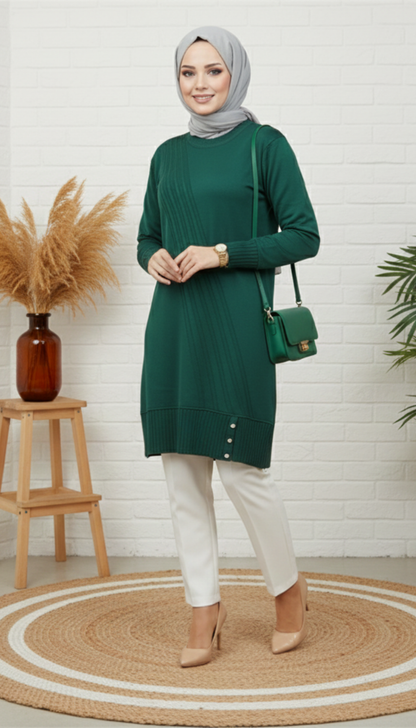 Asrınzade Soğukip Tunik 3203 - Yeşil