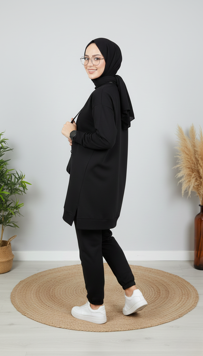 Asrınzade Oysho Tunik 3973 - Siyah