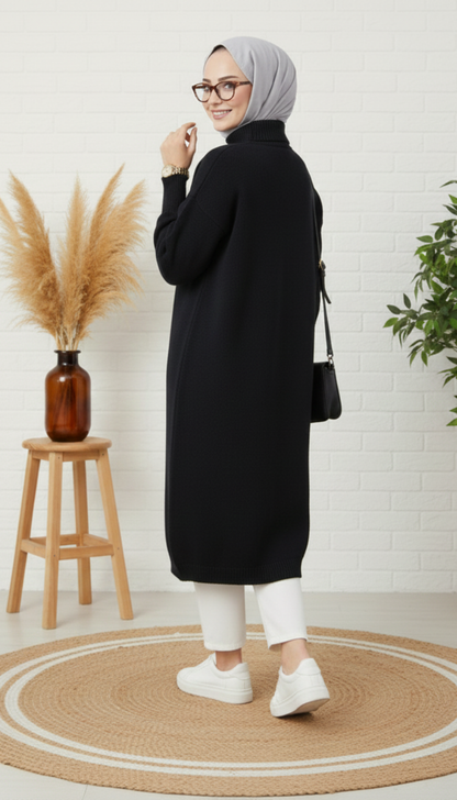 Afra Angora Hırka 251412 - Siyah