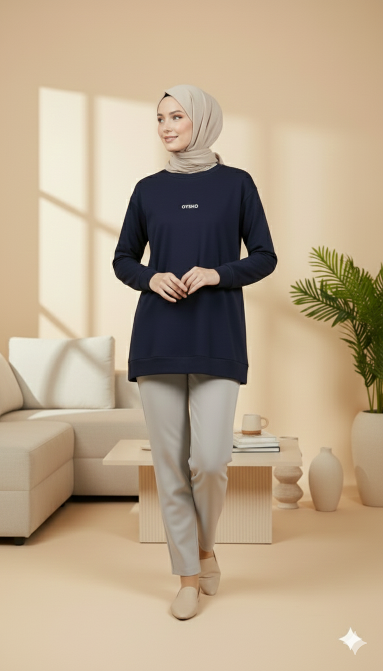 oysho üst lacivert
