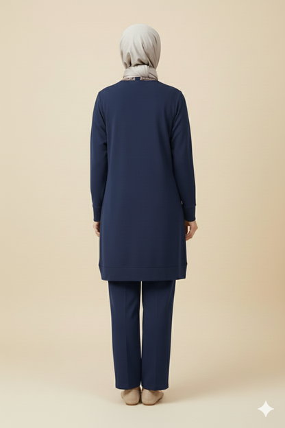 Kado Kravatlı Pantolonlu Takım 257647 - Yağ Yeşili