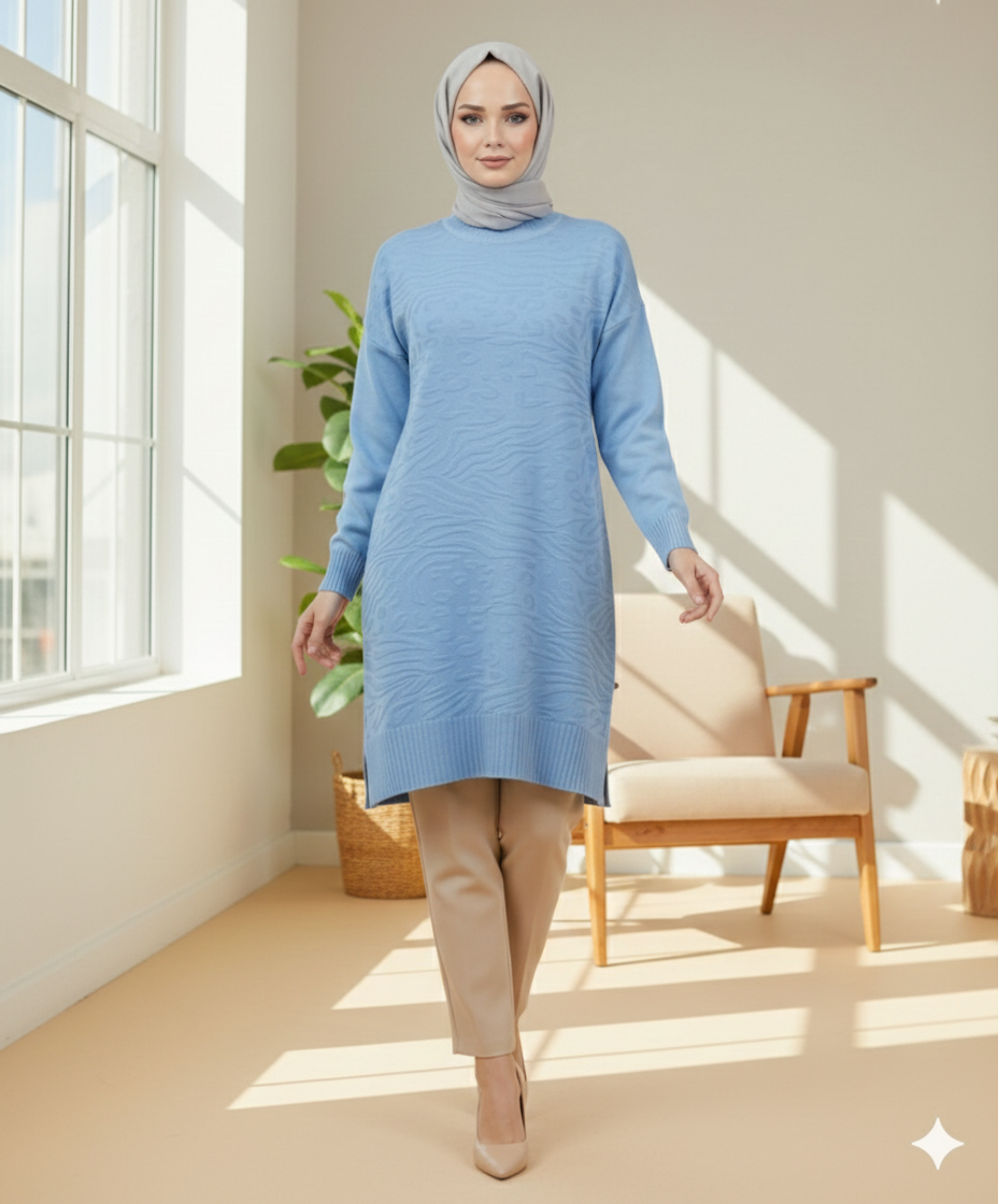 Novalüks Soğuk İp Tunik 3274