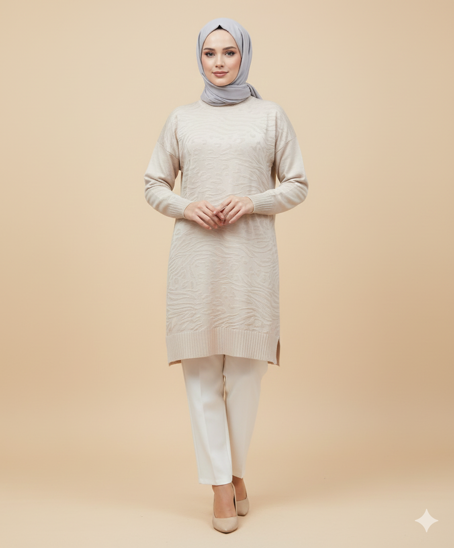 Novalüks Soğuk İp Tunik 3274