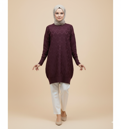 Novalüks Soğuk İp Tunik 3288