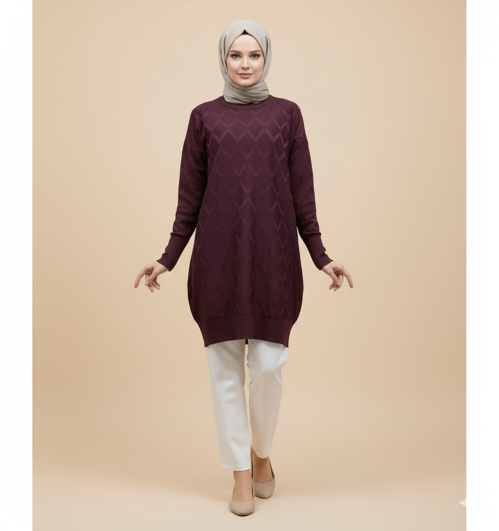 Novalüks Soğuk İp Tunik 3288