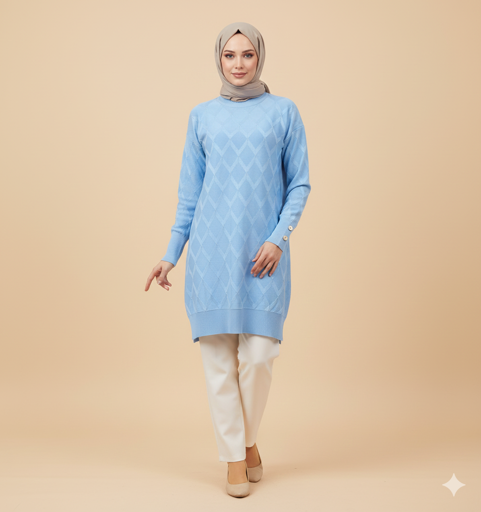 Novalüks Soğuk İp Tunik 3288