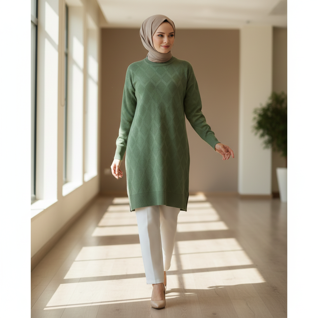 Novalüks Soğuk İp Tunik 3288