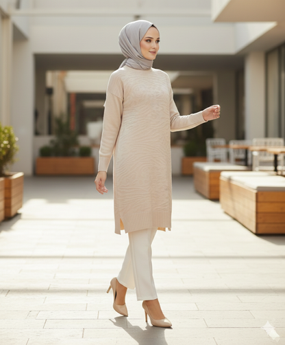 Novalüks Soğuk İp Tunik 3274