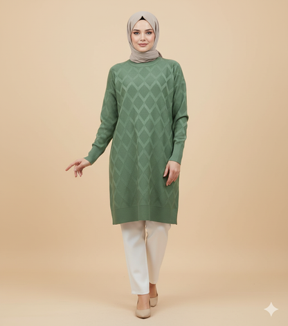 Novalüks Soğuk İp Tunik 3288