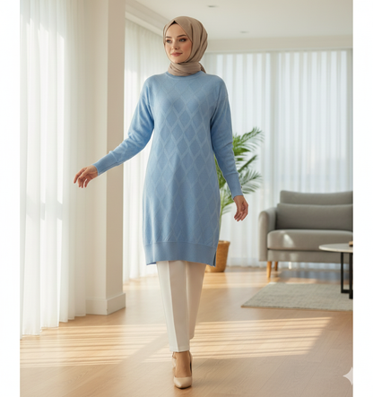 Novalüks Soğuk İp Tunik 3288