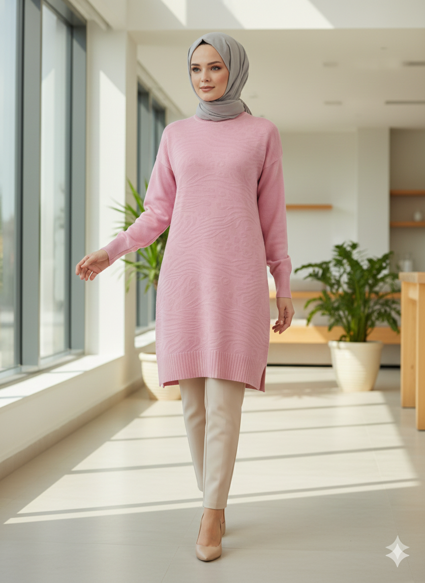 Novalüks Soğuk İp Tunik 3274